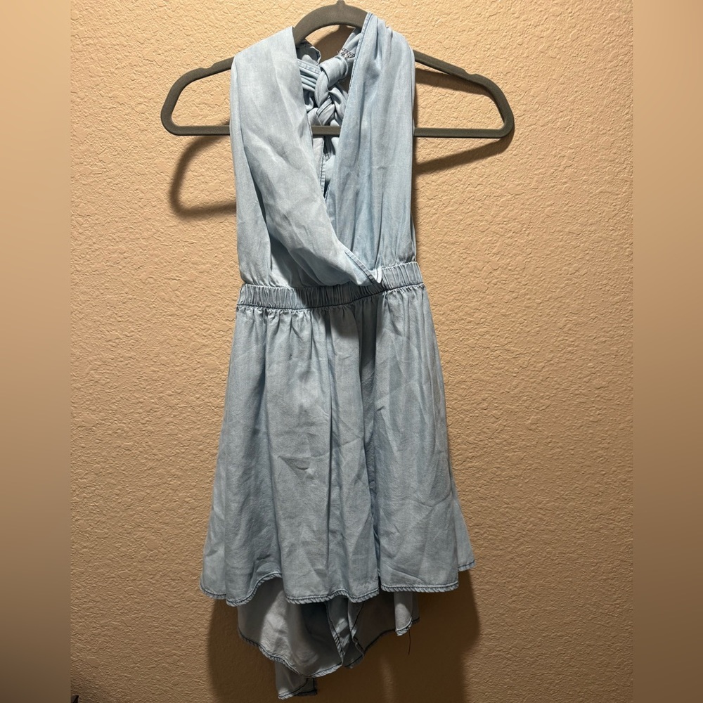 Deep V Open Back Romper size L - Picture 3 of 5